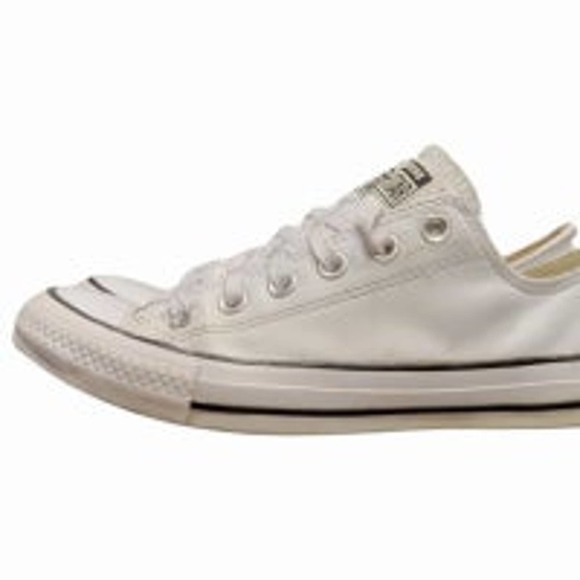 Converse All star white low top leather womens 6.5 - Picture 3 of 8